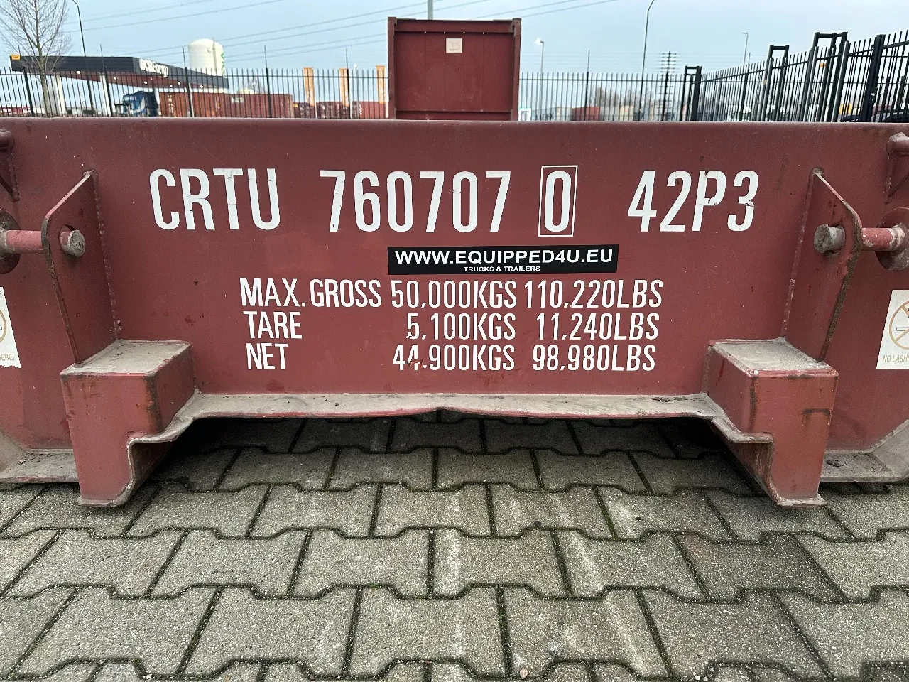 CIMC 2008 - 40FT FLATRACK FLUSH FOLDING / 10x available afbeelding 11