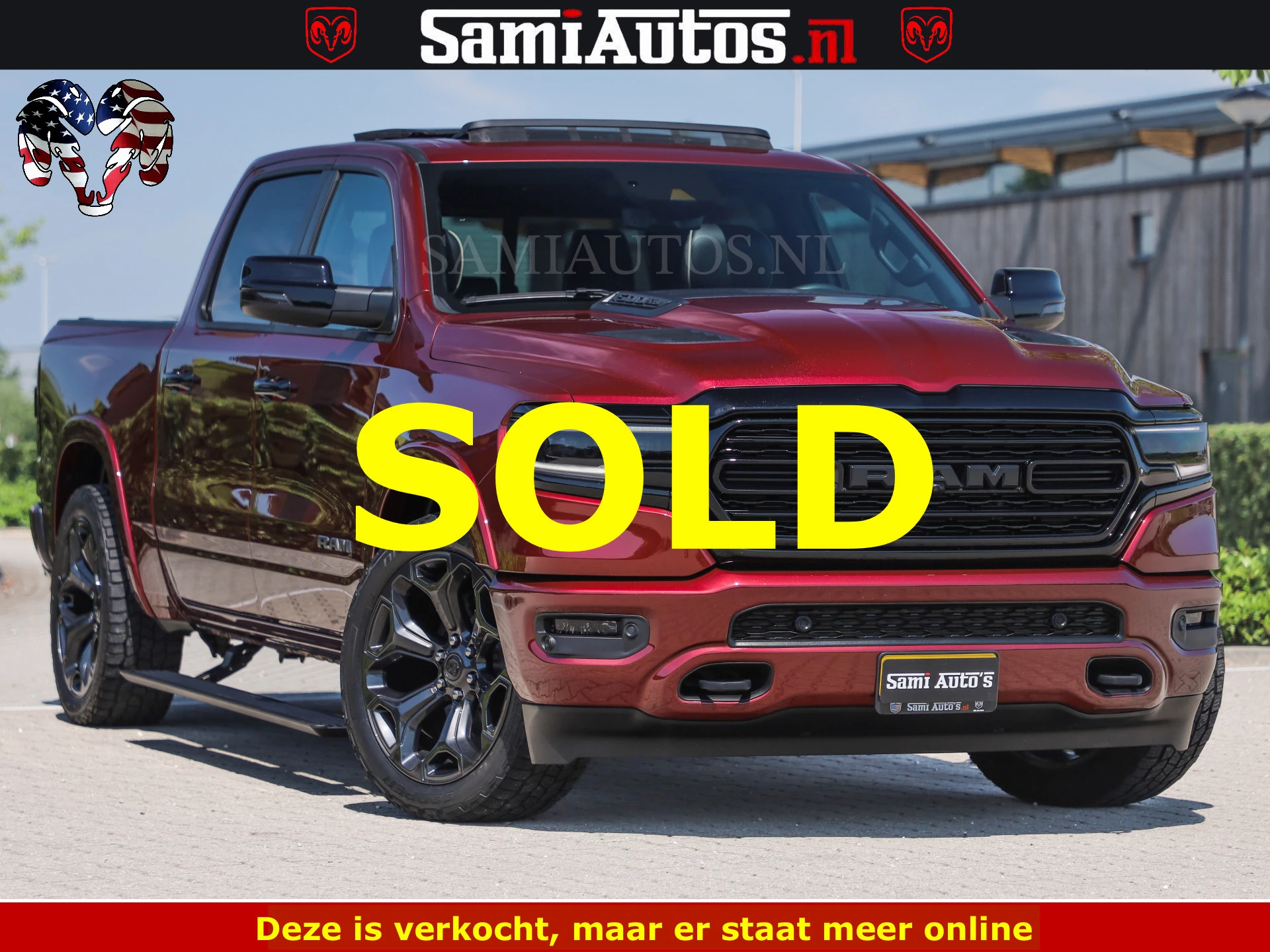 Dodge Ram Pick-Up 2024 - DELMONICO | LIMITED NIGHT 5.7 V8 | BOM VOL | HUD | LUCHTVERING | MEEST LUXE DUBBELE CABINE | 5 PERSOONS | obrázek 28