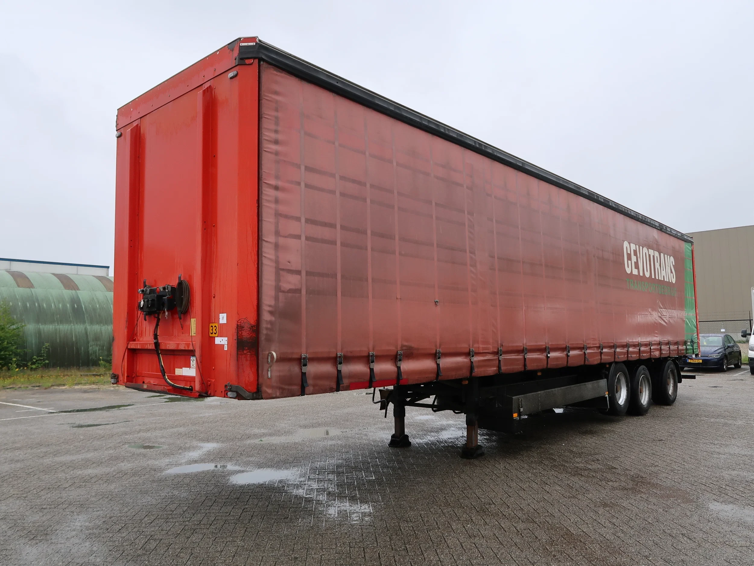 Pacton B3-001 2008 - O4, Lift & Lenkachse BPW, Staplerhalter, 4 Units, TUV, NL Trailer TOP! afbeelding 1