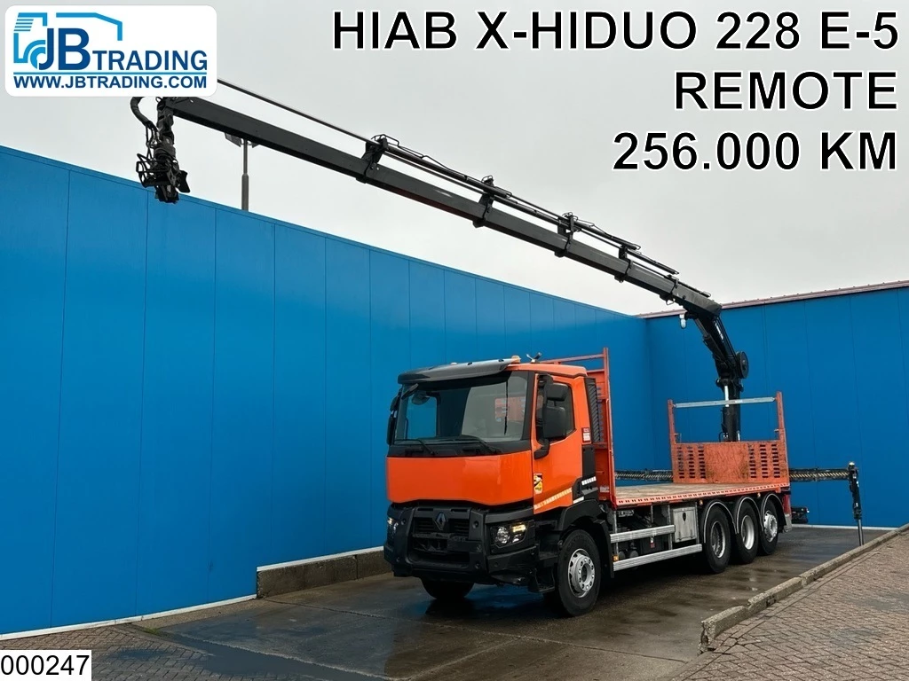 Renault 2018 - C 430 8X4, EURO 6, HIAB, X-HIDUO 228 E-5 afbeelding 1