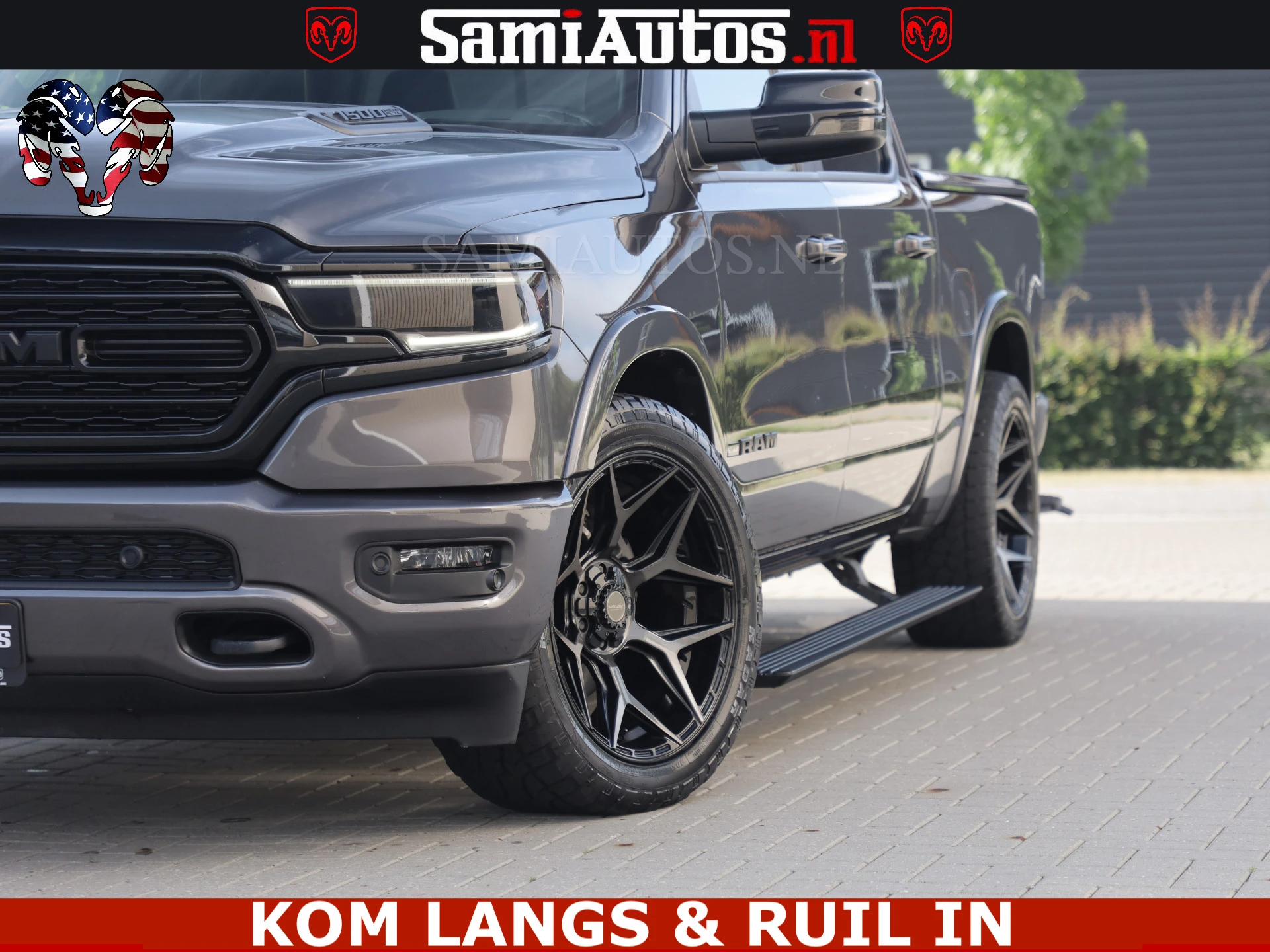 Dodge Ram Pick-Up 2023 - LIMITED NIGHT 5.7 V8 402PK | HUD | 4PL WHEELS | LUCHTVERING |OPEN UILAAT KLEP | BOM VOL | GRANITE CRYSTAL | DC | immagine 54