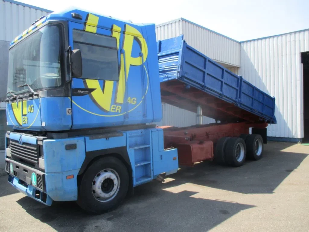 Renault Magnum AE 385 1996 - Magnum AE 385 , Manual , 6x4 , 3 Way Tipper , Spring suspension obrázek 1