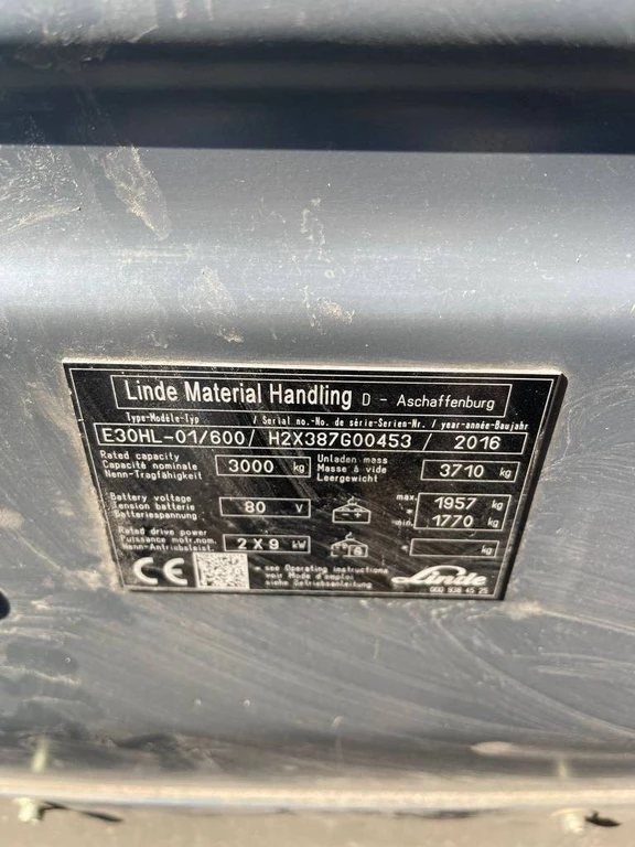 Linde E 30 2016 afbeelding 7