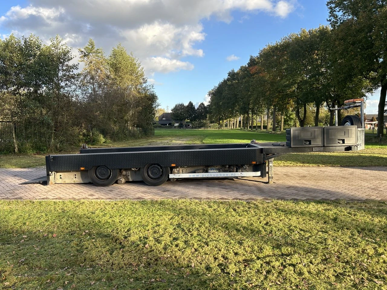 Veldhuizen P33-2 2004 - Be oplegger kuip LUCHTGEVEERDE DIEPLADER 8 ton afbeelding 1