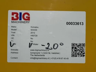Komatsu WA430-6 2012 - N/A bild 26