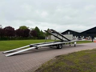 VF minitrailer OP66TP 2000 - Be oplegger ambulance auto transporter met Lier obrazek 2