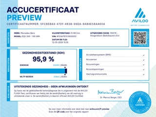 Mercedes-Benz EQV 2022 - 300 Accu 100 kWh L2 Lang 8 Persoons SoH 95,9% Vol opties - Airmatic - Pano afbeelding 6