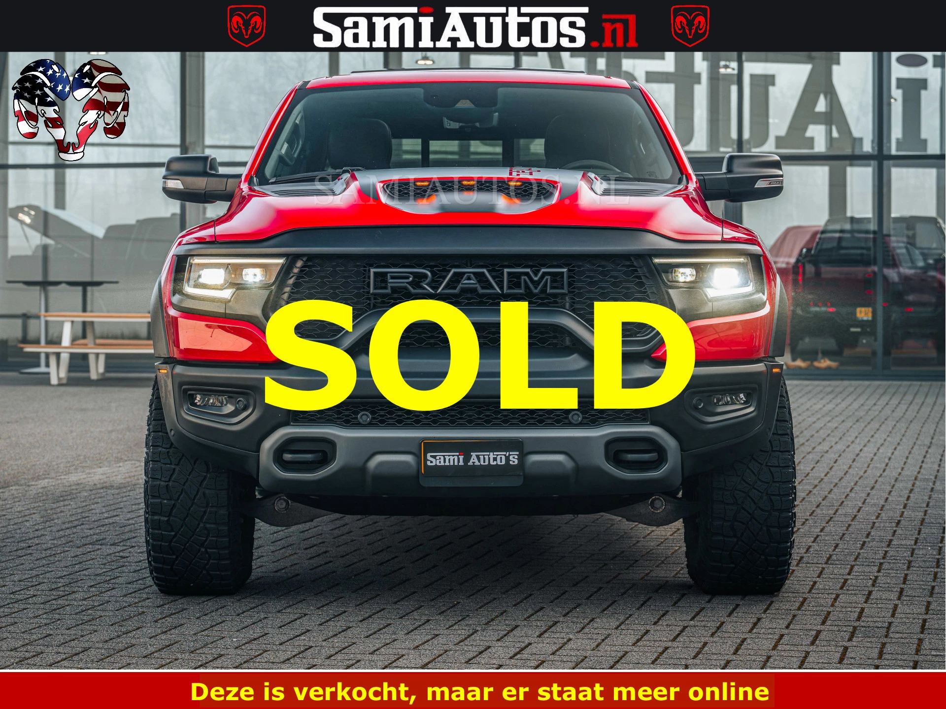 Dodge Ram Pick-Up 2023 - TRX HELLCAT | 6.2 V8 702PK | FLAME RED | BOM VOL | CARBON | RAMBAR | HUD | LPG | BEAD-LOCK WHEELS | immagine 7