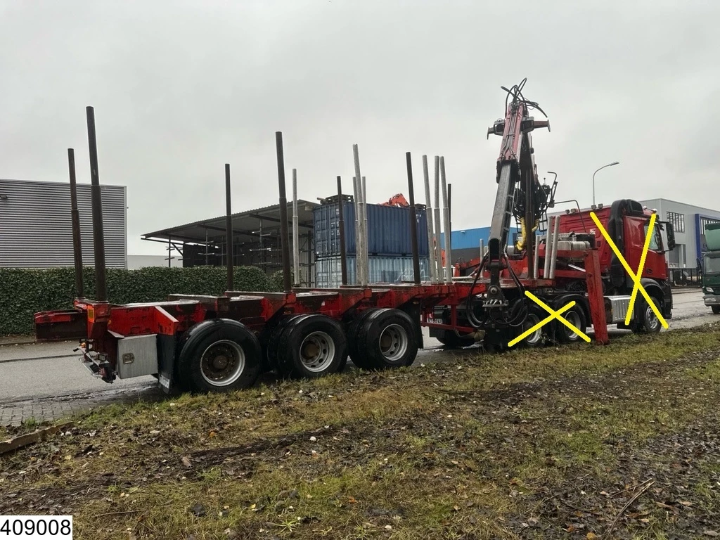 Billaud 2007 - Chassis Wood transport, Steel suspension, Extendable afbeelding 3
