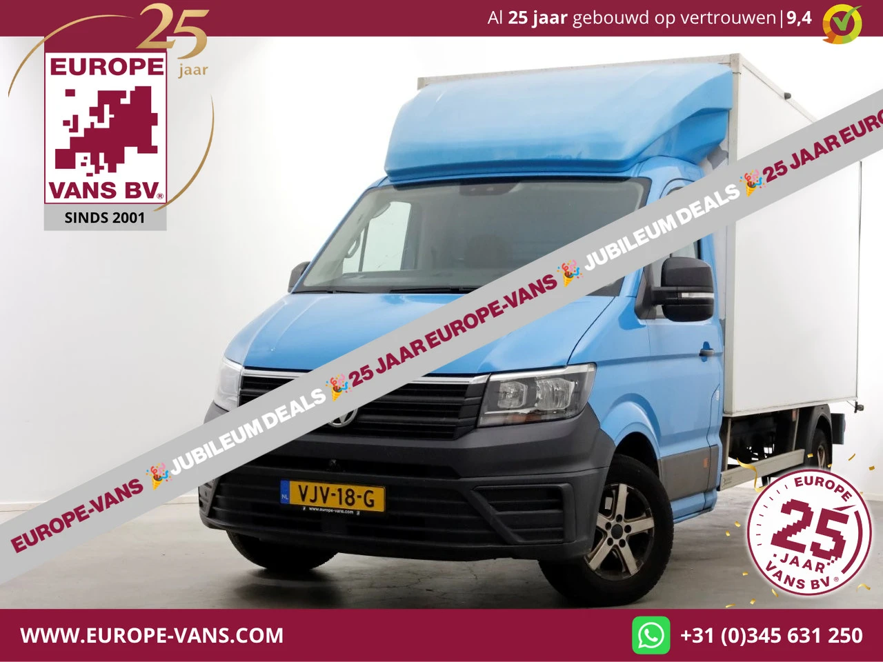 Volkswagen Crafter 2021 - 35 2.0 TDI E6 Bakwagen met achterdeuren 2-Persoons 03-2021 afbeelding 1