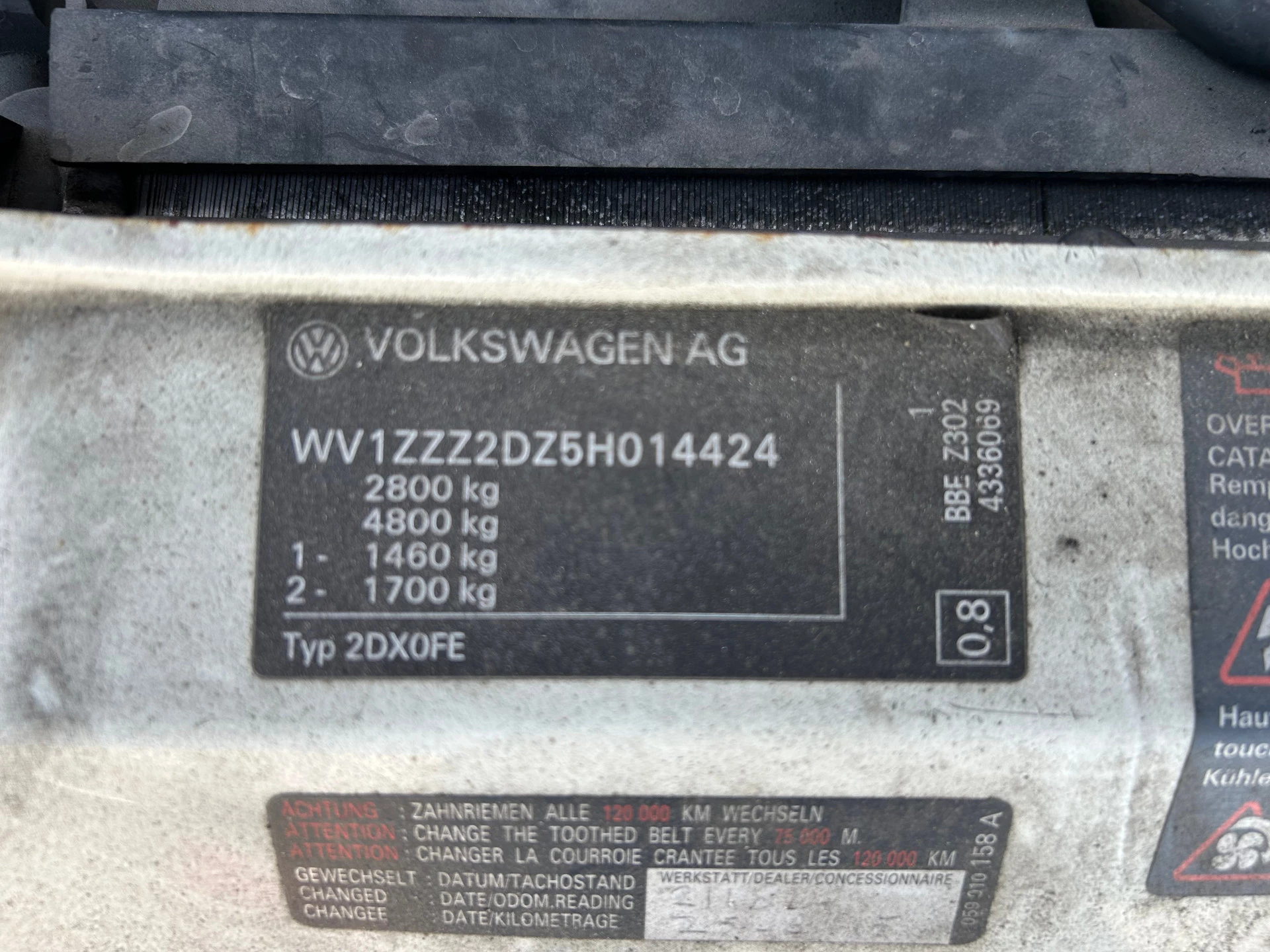 Volkswagen LT 2004 - 28 2.5 TDI / Pritsch - Plane / Curtainside afbeelding 16