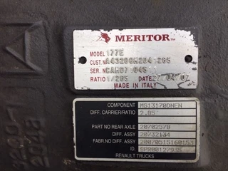 Renault N/A 2007 - MERITOR 177E/R:2.85 PREMIUM zdjecie 3