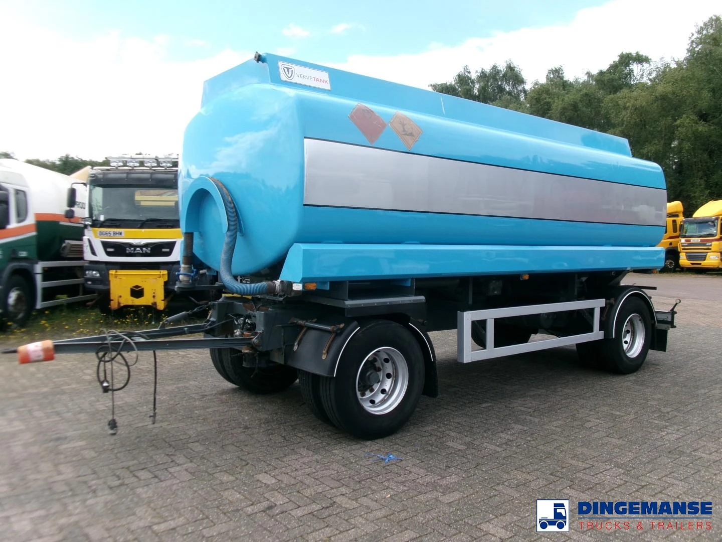 Stokota Fuel tank drawbar trailer 20 m3 / 2 comp ADR 19-01-2024 2004 imagen 1