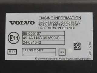 Volvo N/A 2016 - Engines & Parts Motor G13C420 E6 Volvo obrazek 3