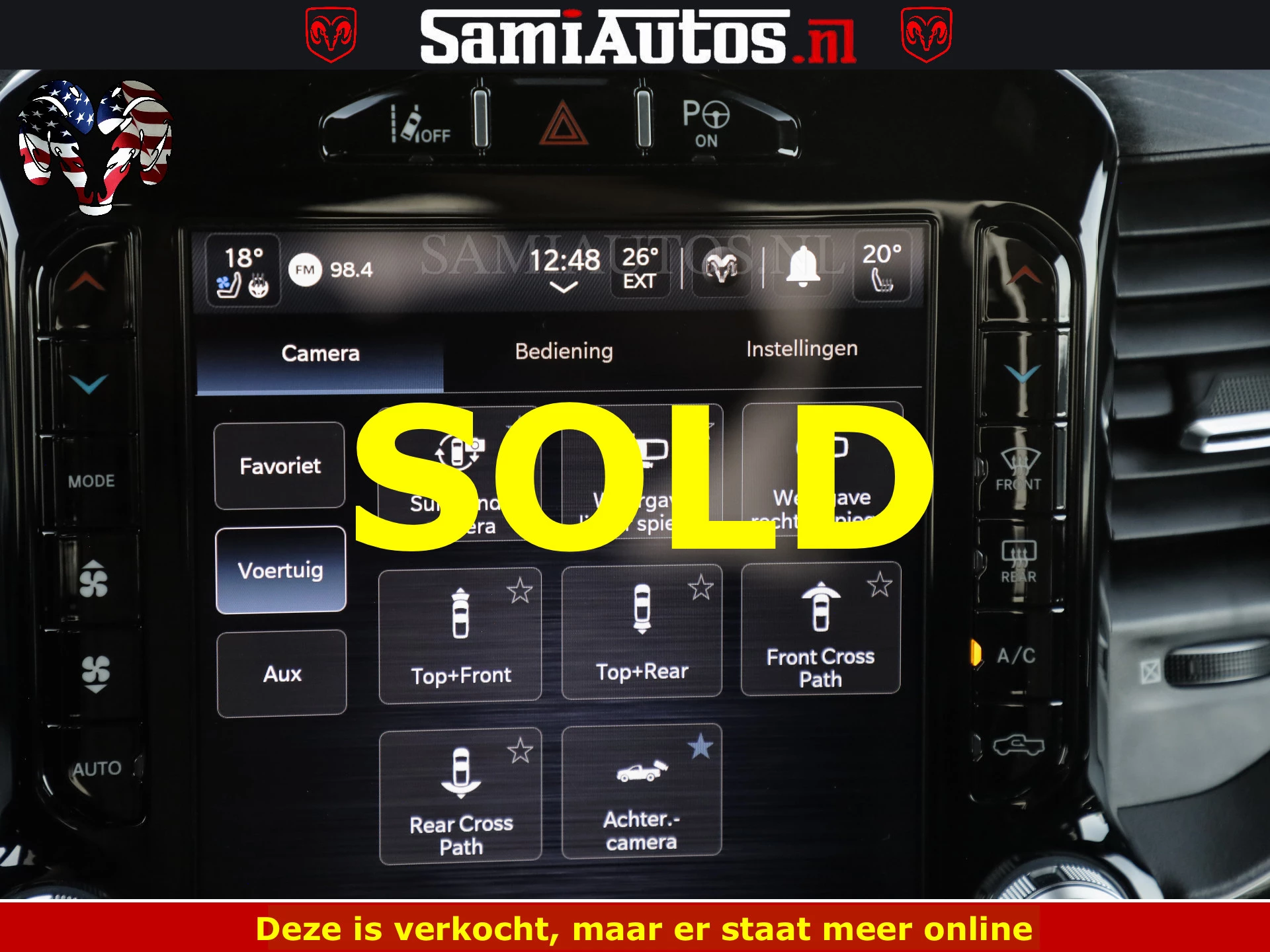 Dodge Ram Pick-Up 2024 - DELMONICO | LIMITED NIGHT 5.7 V8 | BOM VOL | HUD | LUCHTVERING | MEEST LUXE DUBBELE CABINE | 5 PERSOONS | obrázek 80