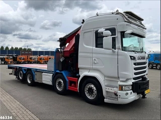 Scania R 2015 - 580 8x2 V8 Retarder Euro 6 HMF 50 Tonmeter laadkraan + Fly-Jib obrazek 3
