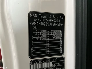 MAN TGM 2017 - 18.290 Euro 6 HMF 14 Tonmeter Z-kraan Just 140.770 km! imagen 26