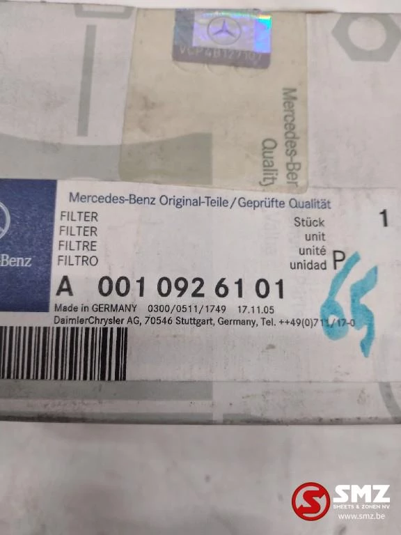 Mercedes-Benz - Brandstoffilter mercedes 814 a0010926101 obrázek 3