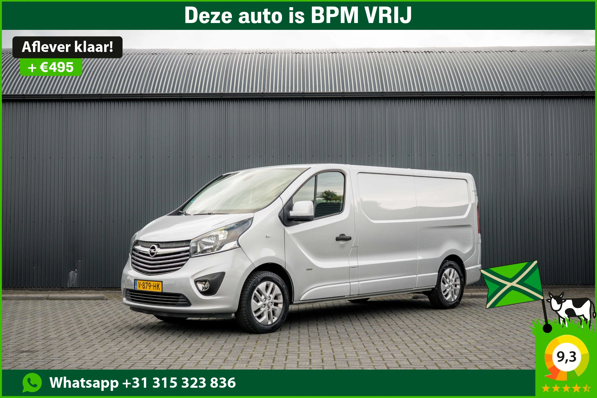Opel Vivaro 2017 - L2H1 | 146 PK | 3-Zits | Camera | Cruise | Airco | Trekhaak afbeelding 1