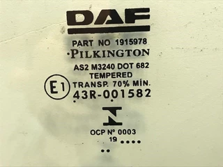 DAF N/A - 1676966-1915978 DEURRUIT VAST RECHTS XF105 (NEW) obrazek 2