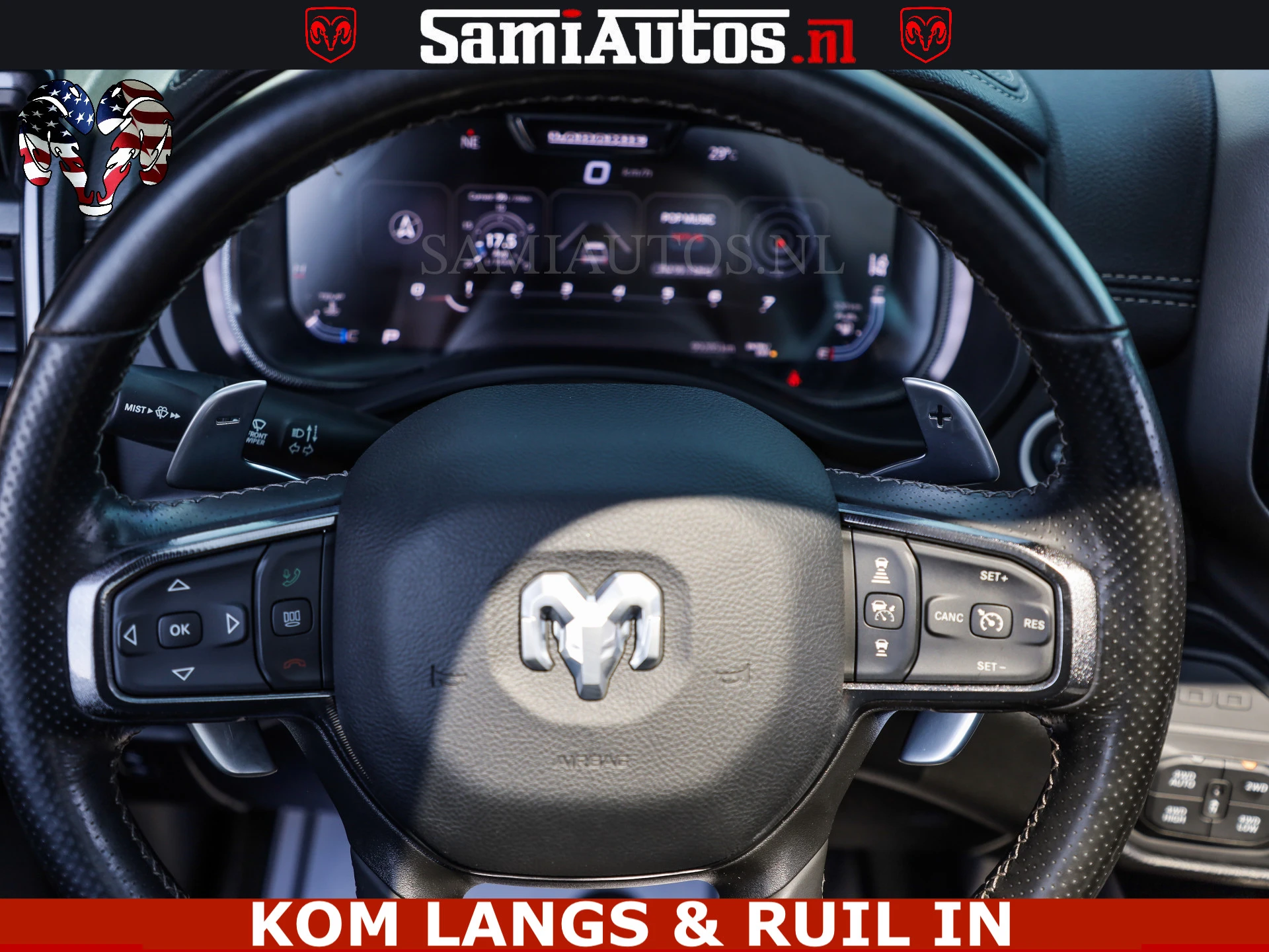 Dodge Ram Pick-Up 2024 - GT TRX PACK | 5.7 V8 HEMI | FLAME RED | HULK PACK | LUCHTVERING | MEGA DIK | DC | afbeelding 20