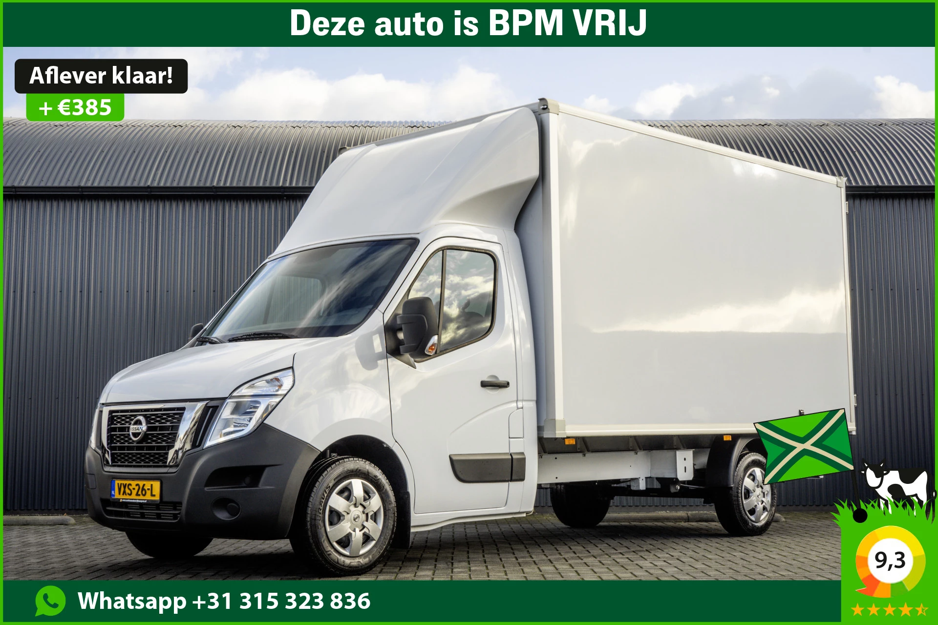 Nissan Interstar 2023 - 2.3 dCi Bakwagen met deuren | 164 PK | Euro 6 | Cruise | Airco | MF Stuur immagine 1