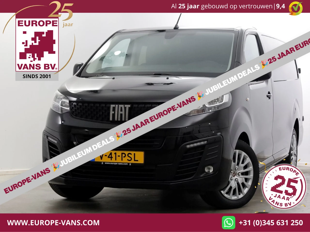 Fiat Scudo 2023 - 2.0 MultiJet 145pk L3 D.C. Business Pro+ Airco/Navi/Camera 10-2023 afbeelding 1