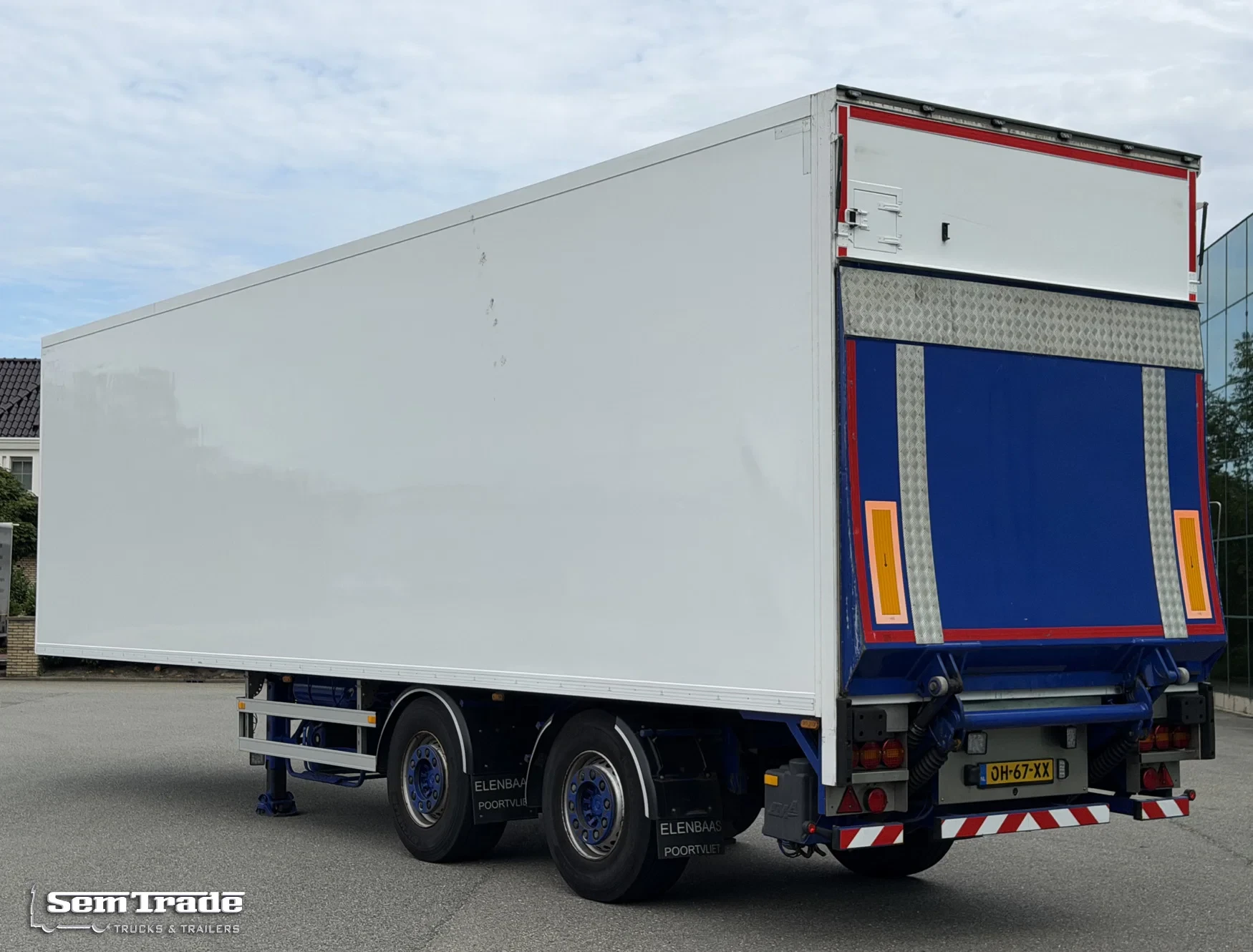 Samro 2005 - ISO BOX THERMO KING ONLY 846 ENGINE HOURS STEERING AXLE TAIL LIFT NL-TRAILER IN SUPER CONDITION afbeelding 3