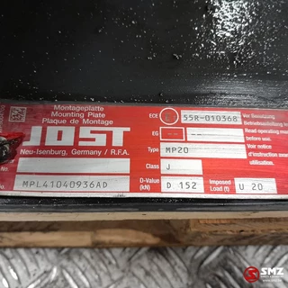 Jost N/A 2017 - Occ koppelschotel JSK42K + montageplaat Jost imagen 6