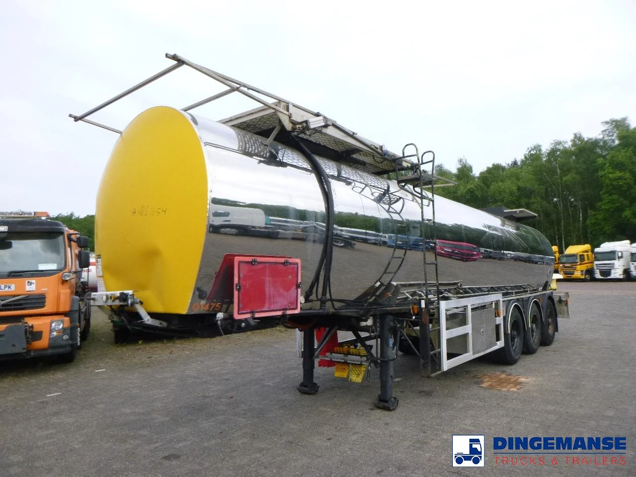 Fruehauf Bitumen tank inox 28 m3 / 1 comp 1994 imagen 1