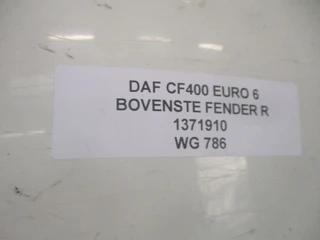 DAF - CF 1371910 BOVENSTE FENDER RECHTS EURO 6 image 2 thumbnail