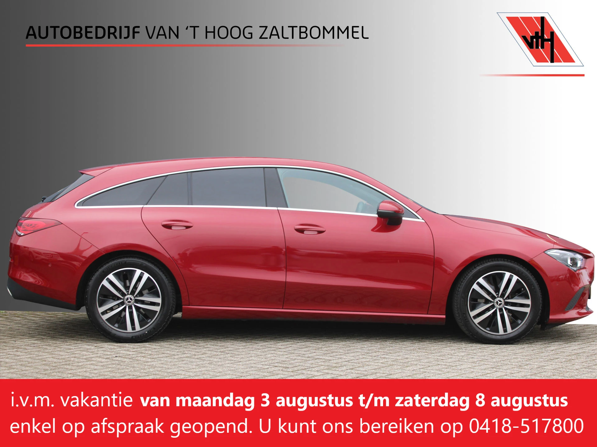 Mercedes-Benz CLA 2021 - Shooting Brake 180 AUT7 Luxury Line LEDER WIDESCREEN SFEER CAMERA NAVI <<36.692KM>> afbeelding 1