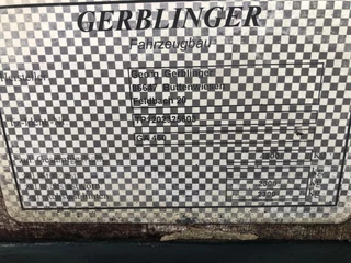 Gerblinger N/A 2003 - GA450 2 As Vrachtwagen Aanhangwagen Open, 53-WH-XX image 18