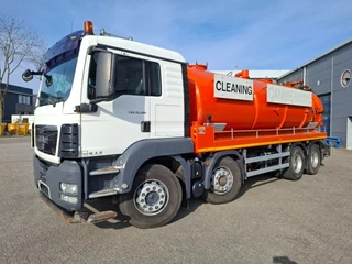 MAN TGS 2011 - 35.360 / WICOM SEWAGE SUCTION 200 BAR / 8X4 / !! 236672 KM !! / 2XLENKACHSE / FRIDGE / MANUAL / EURO-5 / 2011 obrazek 2