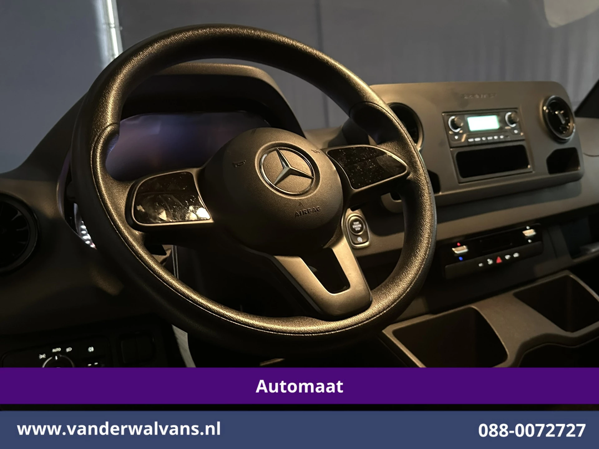 Mercedes-Benz Sprinter 2021 - 314CDI 143pk Automaat Bakwagen 21m3 KUUB Laadklep Zijdeur Euro6 Airco | Bijrijdersbank imagem 13