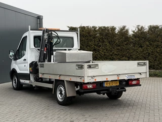 Ford Transit 2019 - 2.0 TDCI EURO 6 / PICK UP / HIAB KRAAN T-CLX 013 / 2.7 TONS TREKHAAK / 34.988 KM! / 1e EIG. / 3-ZITS / AIRCO / ZEER NETJES bild 3