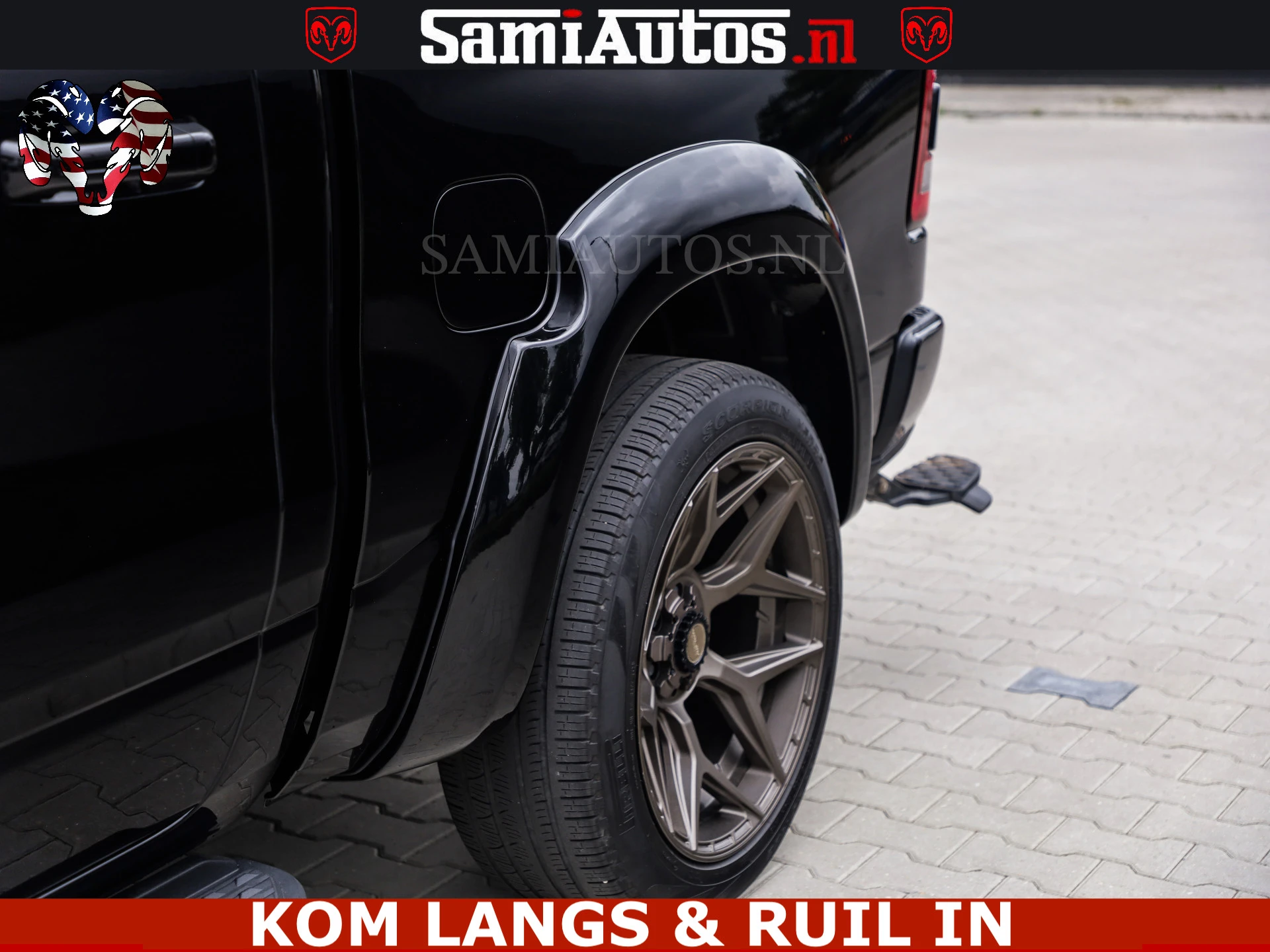 Dodge Ram Pick-Up 2023 - DE DONDER | 5.7 V8 HEMI | BRONZE BREDE WIELEN | WIDE BODY | OPEN UITLAAT KLEP | ZEER DIK | image 18