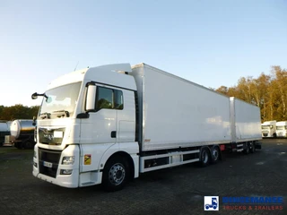MAN TGX 2016 - 26.440 6X2 high volume + Fruehauf closed box trailer na sprzedaż
