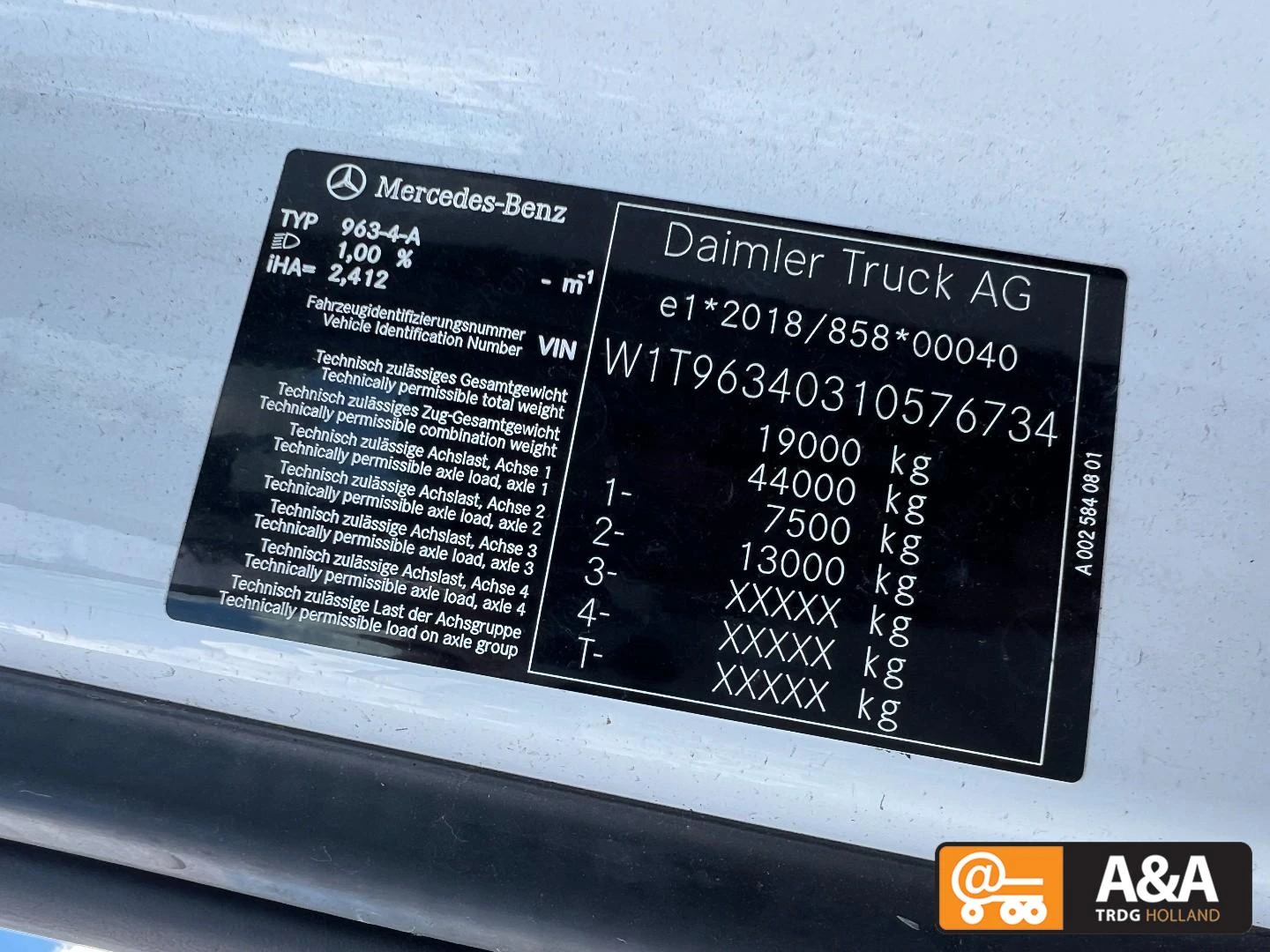 Mercedes-Benz Actros 2022 - 1845 LS afbeelding 63