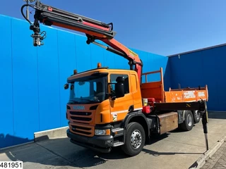 Scania P 2017 - 340 EURO 6, CNG, 6x2, Retarder, Palfinger, Remote zdjecie 13
