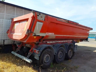 Schmitz Cargobull Semitrailer Tipper Steel half pipe body 2020 afbeelding 2 miniatuur