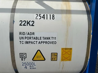 CIMC N/A 2026 - 20FT ISO, 25.050L / 1-COMP / 3 BAFFLES / T11 / 4 manholes / 5Y ADR + CSC valid until 10/2028 obrazek 13