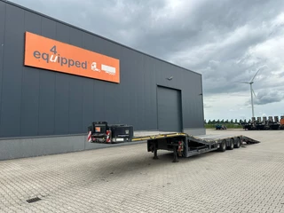 Broshuis N/A 2019 - 3ABSD Lowloader 3-axle / GVW: 59.000kg / Neck: 23.000kg / hydraulic steering + ramps + loading table / 4.60m extendable / winch / liftaxle obrazek 73