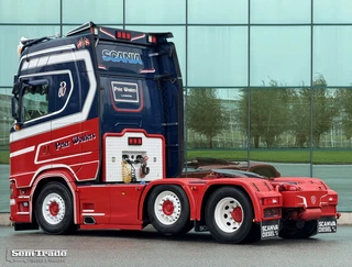 Scania S 2018 - S520 V8 NGS FULL OPTIONS RETARDER 2x TANKS SPECIAL INTERIOR 891.000 KM SHOW TRUCK afbeelding 3 miniatuur