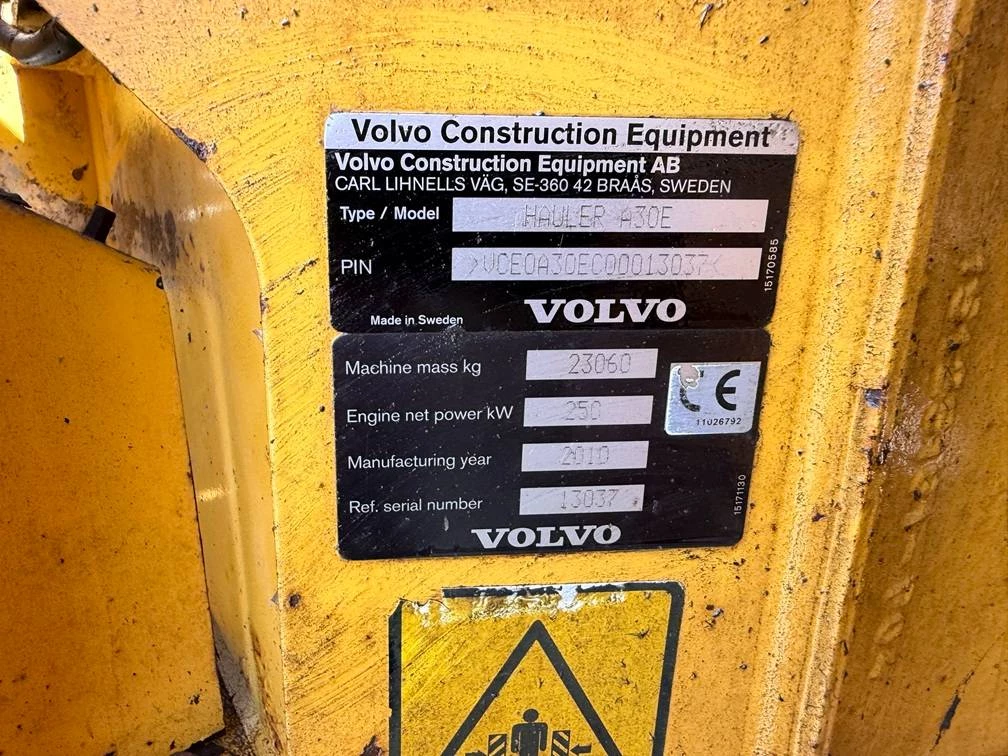 Volvo 2010 - A 30 E imagem 11