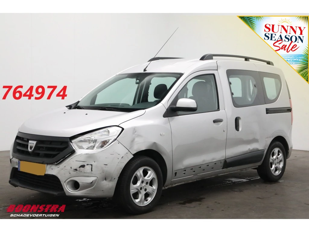 Dacia Dokker 2014 - 1.2 TCe Lauréate Navi Airco Cruise PDC 126.428 km! afbeelding 1