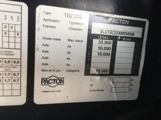 Pacton N/A 2007 - TBZ 233 - 2 As Koel-Vries Oplegger OJ-27-TJ obrazek 8