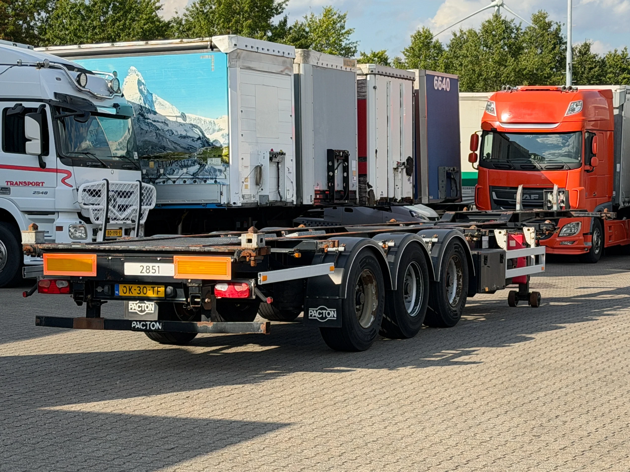 Pacton T3-007 2009 - Multi Chassis High Cube, 45, 40, 30, 20, 2x 20FT / Bpw Axle / Apk! image 1