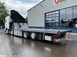 Scania R 2017 - R490 8x2 Euro 6 Retarder HMF 85 Tonmeter laadkraan + Fly-jib afbeelding 2