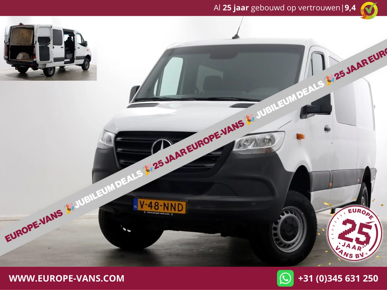 Mercedes-Benz Sprinter 2020 - 316 CDI 163pk L2H1 D.C. 4x4 ZG3 Airco/Navi/Camera 08-2020 obrázek 1